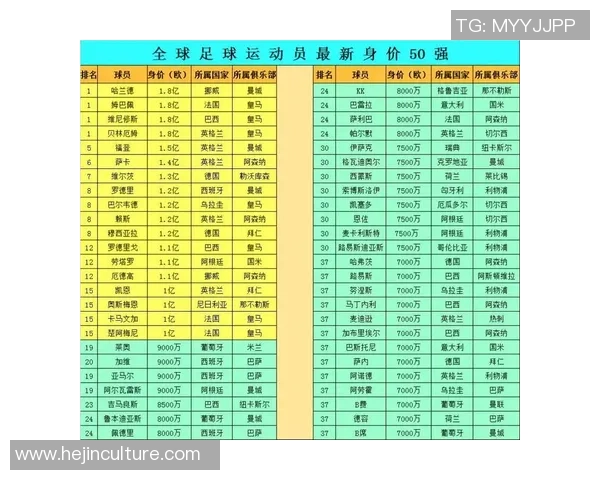 全球足球市场的奢华之选 2025年最贵球员身价分析与背后故事